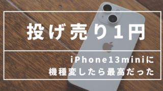 話題の投げ売りiPhone13miniを契約してきました。iPhone12Proから機種変した感想。