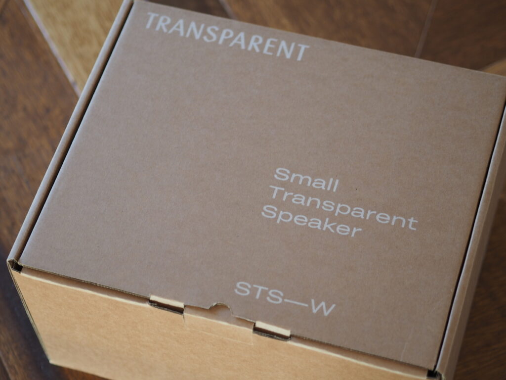 SMALL TRANSPARENT SPEAKER